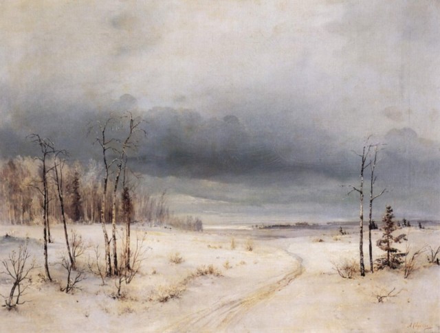 А. К. Саврасов, Зима (1870г.)