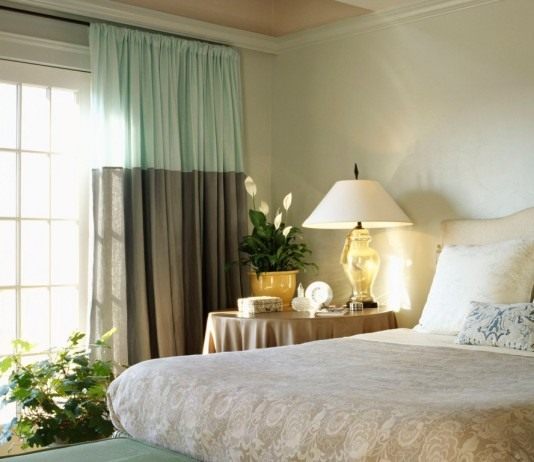 Комнатные растения в интерьере спальни
