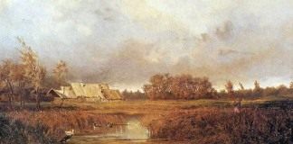 Волков Ефим Ефимович. Болото осенью. 1871.
