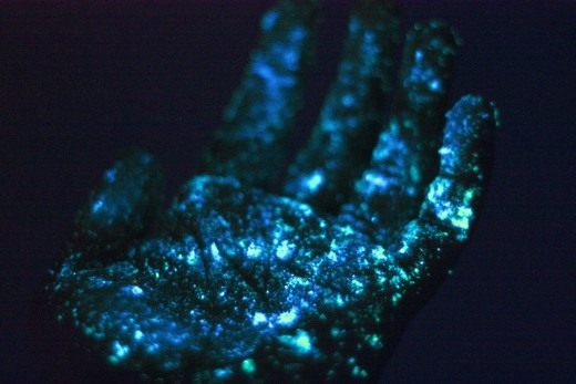 Светящийся песок (Glowing sand)