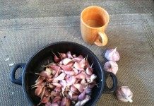 Зубчики чеснока для весенней посадки