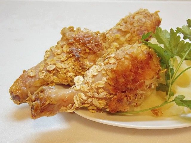 Куриные ножки в панировке из хлопьев