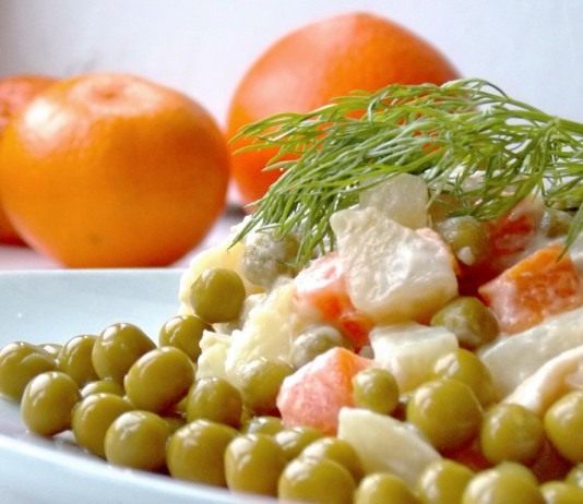 Оливье с курицей - Рецепты Оливье с курицей