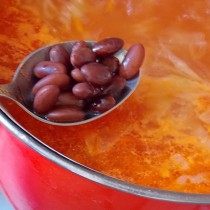 Добавляем фасоль