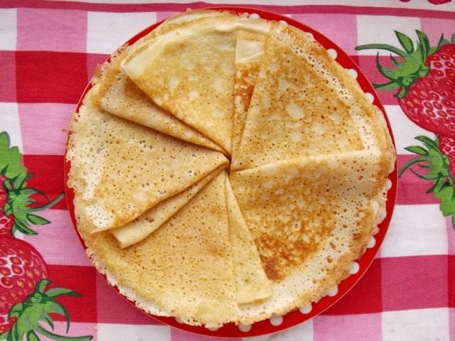 Блины на дрожжевом тесте