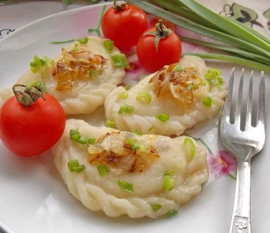 Вареники с картошкой - Постные блюда Вареники с картошкой