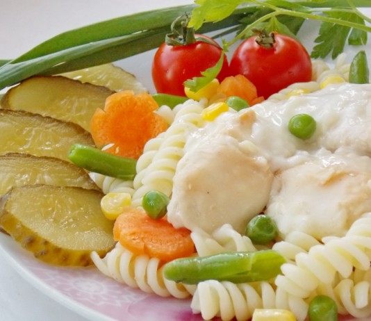 Курица под соусом бешамель - Основные блюда и гарниры Курица под соусом Бешамель