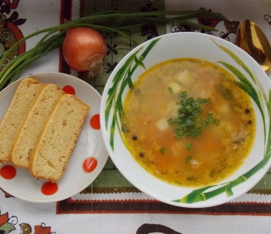 Суп гороховый