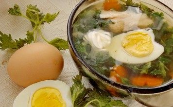 Суп из молодой крапивы