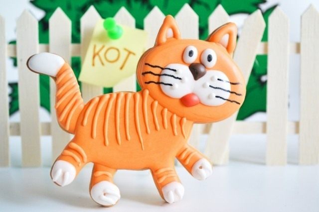 Песочное печенье с корицей «Сладкий кот» Песочное печенье с корицей «Сладкий кот»