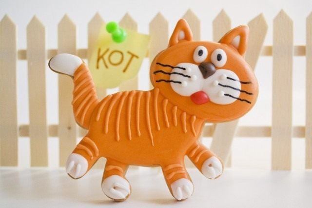Песочное печенье с корицей «Сладкий кот» Песочное печенье с корицей «Сладкий кот»