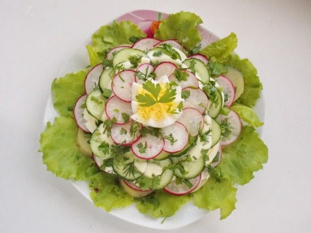 Украсим салат Украсим салат