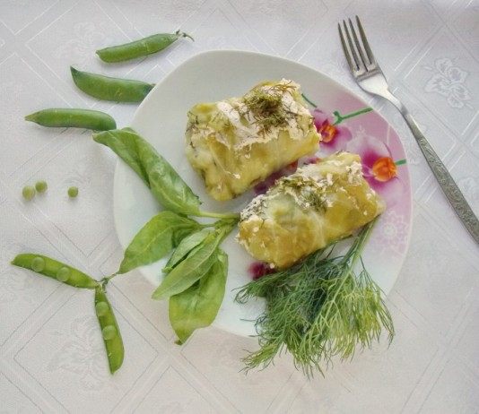 Голубцы со шпинатом