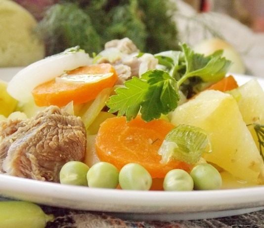 Рагу из молодых овощей