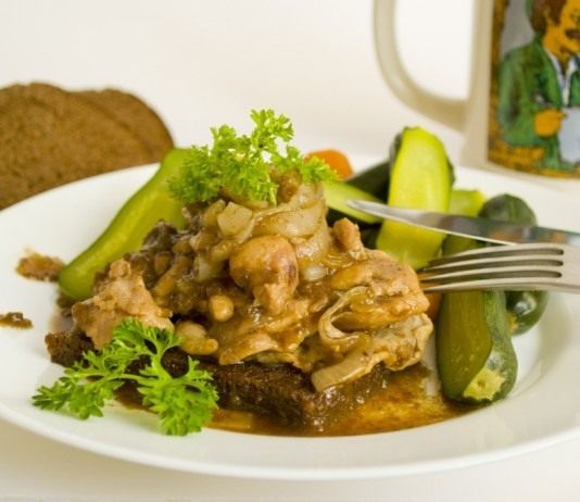 Цыплёнок в пиве - Основные блюда и гарниры Цыплёнок в пиве