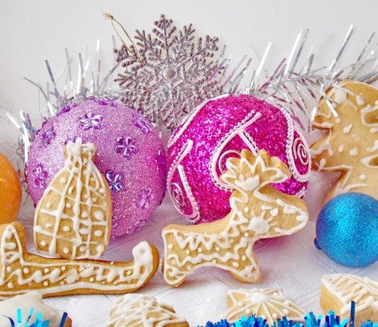 Новогодние имбирные пряники с глазурью