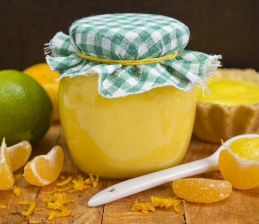 Курд апельсиновый с лаймом и мандаринами