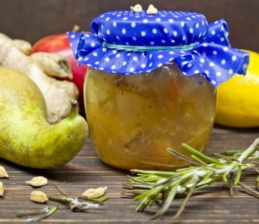 Фруктовый джем против простуды с розмарином и имбирём - Рецепты Фруктовый джем против простуды с розмарином и имбирём