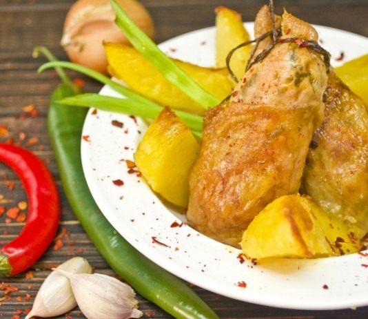 Куриные котлеты с имбирём и чили — жаркое в восточном стиле - Основные блюда и гарниры Куриные котлеты с имбирём и чили — жаркое в восточном стиле