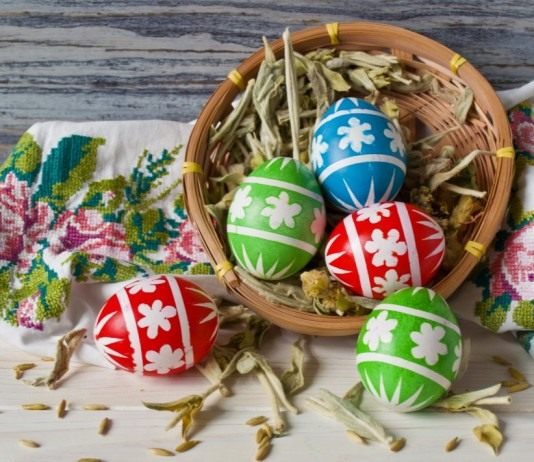 Красивые пасхальные яйца