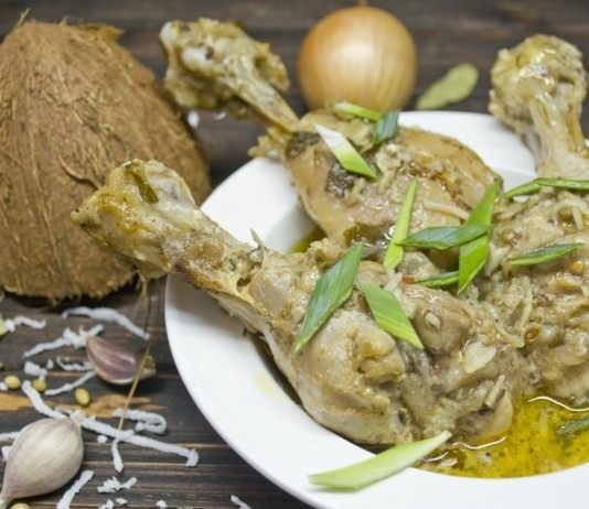 Карри с курицей и кокосом - Основные блюда и гарниры Карри с курицей и кокосом