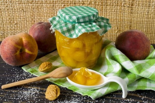 Персики консервированные в имбирном сиропе