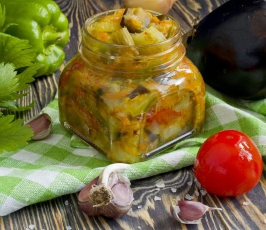 Рагу из овощей, запечённых на противне - Основные блюда и гарниры Рагу из овощей, запеченных на противне