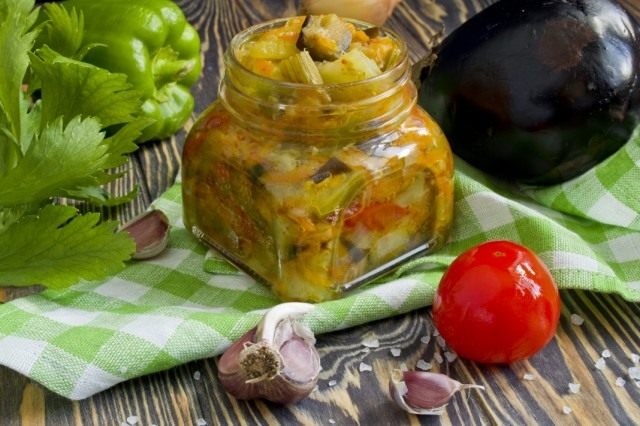 Рагу из овощей, запечённых на противне Рагу из овощей, запечённых на противне