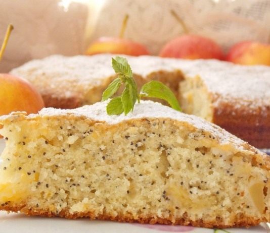 Яблочный пирог с маком