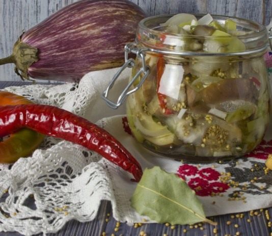 Закуска «Баклажаны как грибы»