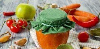 Соус из помидоров с морковью и яблоками на зиму