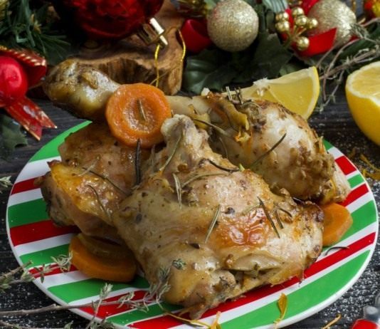 Курица, запеченная в рукаве - Основные блюда и гарниры Курица, запеченная в рукаве