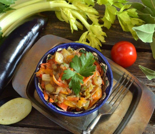 Аджапсандали – грузинское овощное рагу