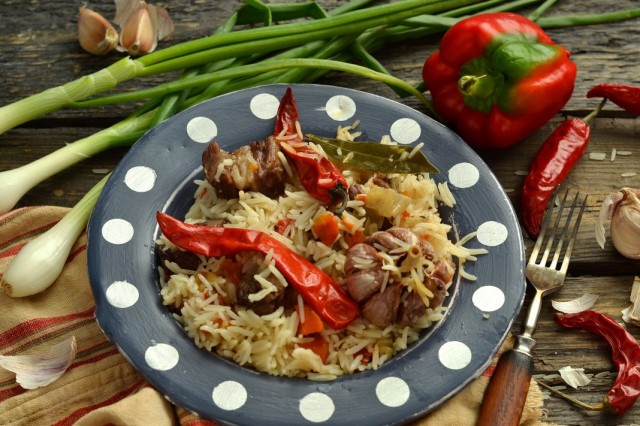 Домашний плов из баранины
