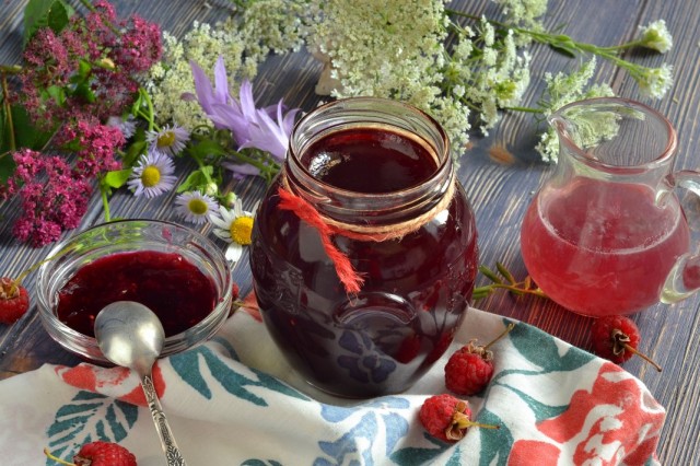 Желе из малины на зиму