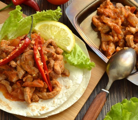 Фахитос со свининой - Рецепты Фахитос со свининой