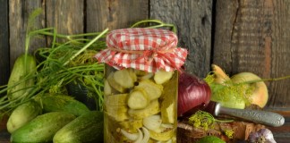 Маринованные огурцы кружочками с лимонной кислотой