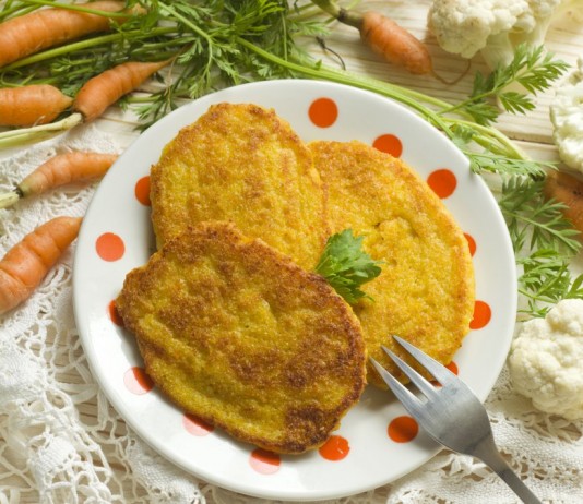 Оладьи из цветной капусты в духовке