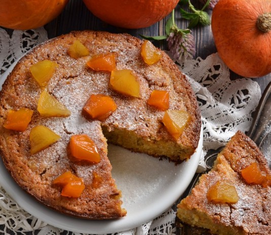 Манник на сыворотке с тыквой