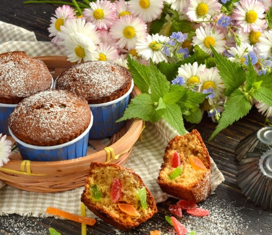Маффины с цукатами - Рецепты Маффины с цукатами