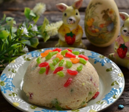 Пасха творожная со сгущенкой и арахисовой пастой - Десерты и сладости Пасха творожная со сгущенкой и арахисовой пастой