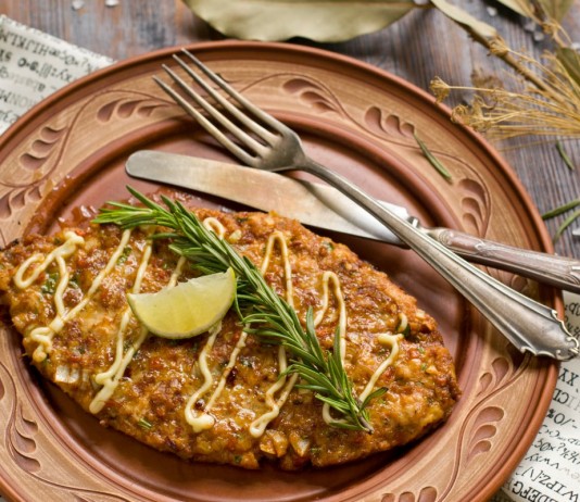 Шницель куриный рубленный в духовке