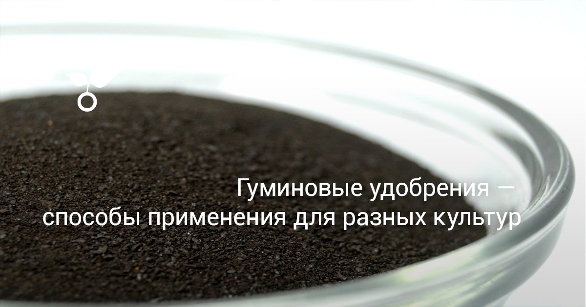 Гуминовые удобрения — способы применения для разных культур