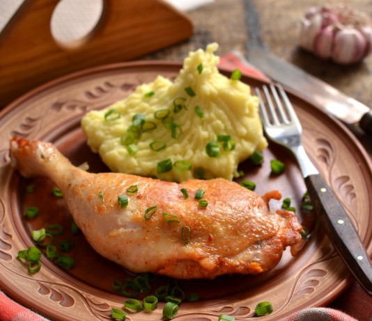 Куриные окорочка на сковороде