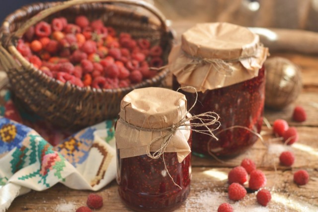 Варенье из малины на зиму за 10 минут