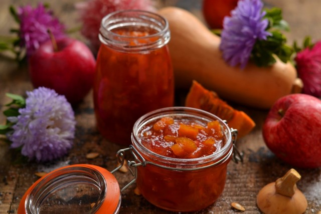 Яблочное варенье с тыквой — сладкий вкус осени