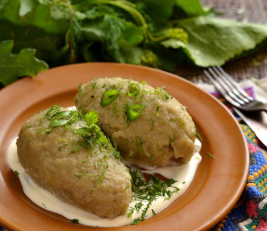 Картофельные клёцки с мясом - Основные блюда и гарниры Картофельные клёцки с мясом