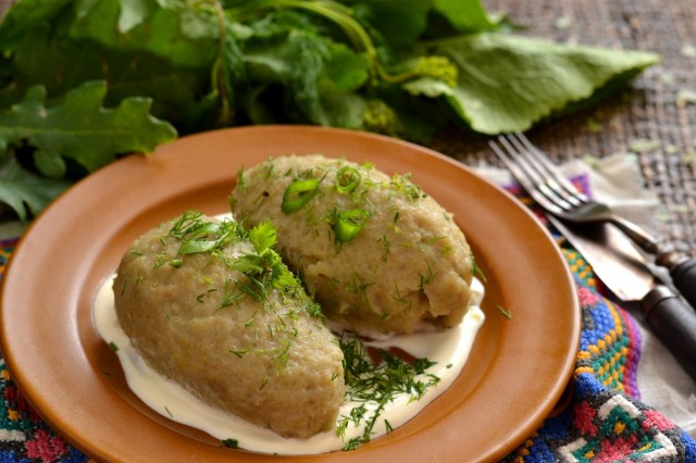 Картофельные клёцки с мясом Картофельные клёцки с мясом