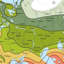 Карта зон морозостойкости Европейской части России Карта зон морозостойкости Европейской части России
