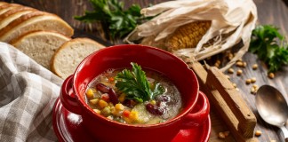 Мексиканский суп с кукурузой и фасолью — просто и доступно